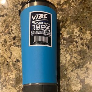 Vibe Sky Blue 18oz Tumbler with a detachable Bluetooth Speaker - Chattanooga New